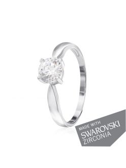 Срібне Кільце SWAROVSKI ZIRCONIA К2С/455