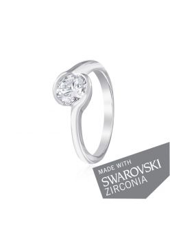 Срібне Кільце SWAROVSKI ZIRCONIA К2С/701