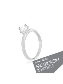 Срібне Кільце SWAROVSKI ZIRCONIA К2С/717