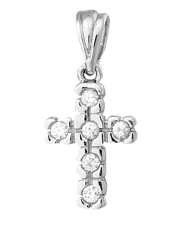 Срібний Хрест декоративний П2Ф/446