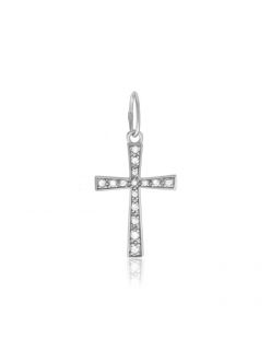 Срібний Хрест декоративний П2Ф/303
