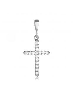 Срібний Хрест декоративний П2Ф/422