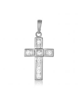 Срібний Хрест декоративний П2Ф/427