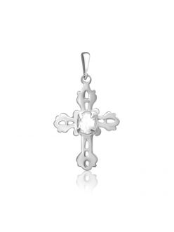 Срібний Хрест декоративний П2Ф/432
