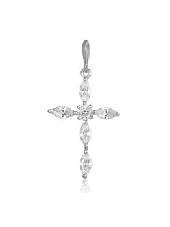 Срібний Хрест декоративний П2Ф/435