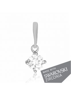 Серебряная Подвеска SWAROVSKI ZIRCONIA П2С/332