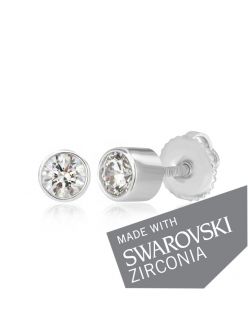 Срібні Сережки SWAROVSKI ZIRCONIA С2С/211