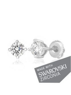 Срібні Сережки SWAROVSKI ZIRCONIA С2С/415