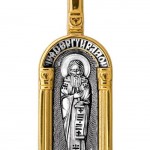 Образок Святий преподобний Сергій Радонезький. Ангел Хранитель