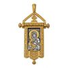Образок Владимирская икона Божией Матери. Процветший крест