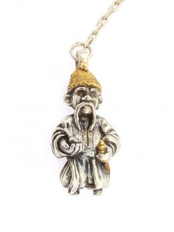 Silver Key chain "Cossak"