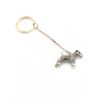 Silver Key chain "Fox-terrier"