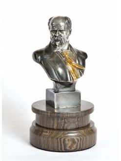 Silver Bust of the great ukrainian poet "Taras Shevchenko"