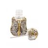 Silver Overlay Perfume Bottle Dragonflies