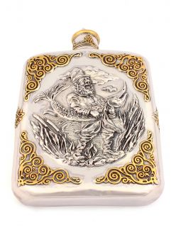 Silver flask