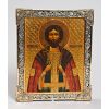 Серебреная Икона Святой Великий князь Андрей