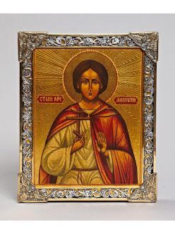 Срібна Ікона Святий мученик Анатолій