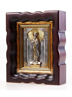 Серебреная Икона Святой Василий