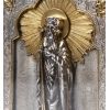 Серебреная Икона Святой царь Константин