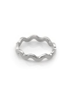 Серебряное кольцо Маленькая волна