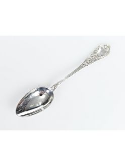 Silver dessert spoon "017"
