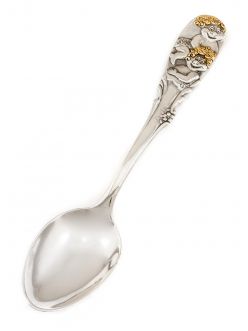Silver spoon with Signs of the Zodiac "Gemini"