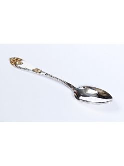Silver dinner spoon "Orchid"