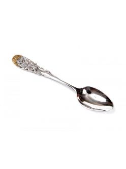 Silver spoon with Signs of the Zodiac "Aquarius"