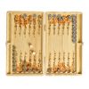 Silver Backgammon game "Tigers or Elephants" (small)