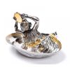 Silver ashtray "Girl playing tambourine"