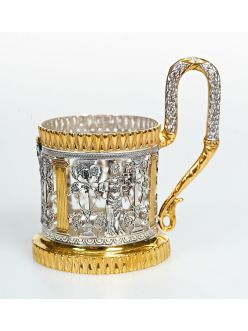 Silver Glass-holder "Justice"