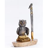 Pen holder "Wise owl"