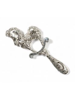 Silver rattle "Flying Horse"