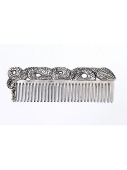 Silver Hair comb "Snake"