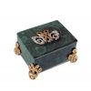 Silver Jewelry box for tooth chisel and curl