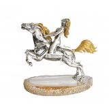 Statues "Girl on horse"