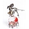 Серебреная Статуэтка Девушка на шаре
