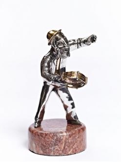 Silver Figurine "Jew with tambourine"