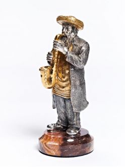 Silver Figurine "Jew with saxophone" 1348