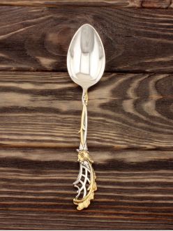 Silver spoon "Flower lace"