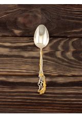 Silver teaspoon "Flower lace"