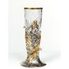 Silver and crystal vase "Neptune and Mermaid"