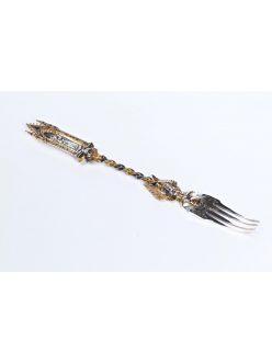 Silver dinner fork "Gothic"